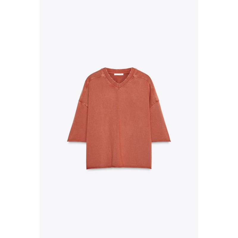 SUDADERA FELPA EFECTO LAVADO